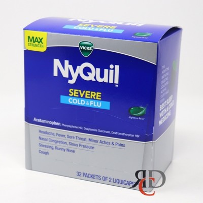 NYQUIL COLD & FLU 2CT SEVERE LOOSE 32CT/PACK